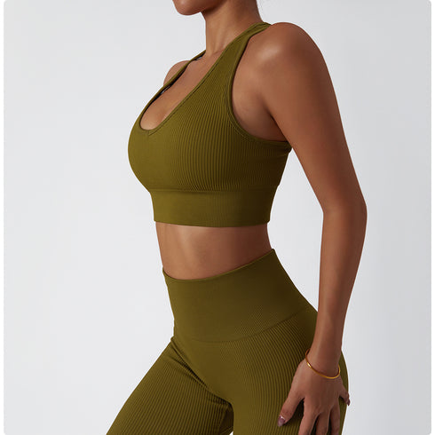 Women's Breathable Exercise Running Fitness Bra Tank