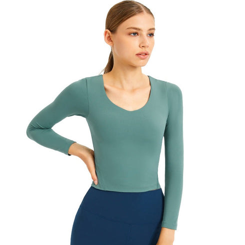 Women's Breathable Fitness Running Bra Pads Sweatshirts