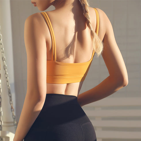 Women's Breathable Fitness Yoga Sports Spaghetti Strap Bra