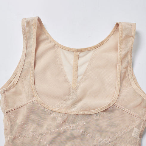 Women's Breathable Lightweight Shapewear Open Bust Bodysuit
