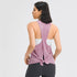 Women's Breathable Loose Fitness Athletic Yoga Tank