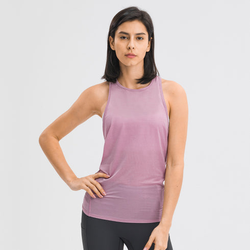Women's Breathable Loose Fitness Athletic Yoga Tank
