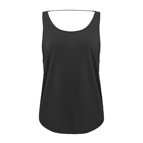 Women's Breathable Loose Yoga Fitness U Neck Tank