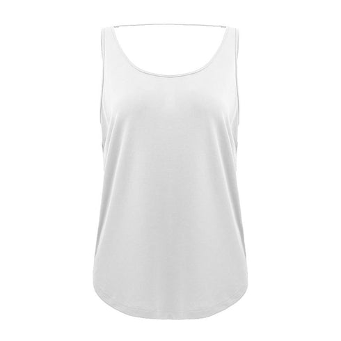 Women's Breathable Loose Yoga Fitness U Neck Tank