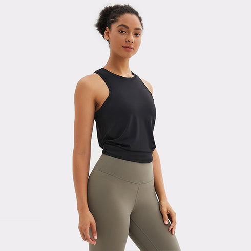Women's Breathable Loose Yoga Tank Gym Tops