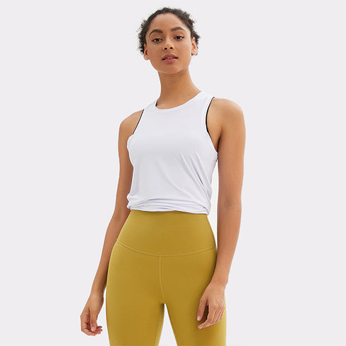 Women's Breathable Loose Yoga Tank Gym Tops
