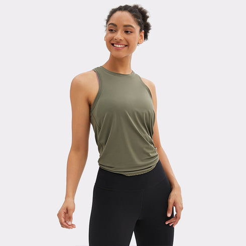 Women's Breathable Loose Yoga Tank Gym Tops