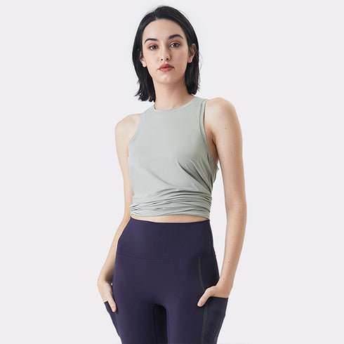 Women's Breathable Loose Yoga Tank Gym Tops