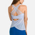 Women's Breathable Outdoor Athletic Running Tank with Bra Pads