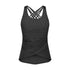 Women's Breathable Outdoor Athletic Running Tank with Bra Pads