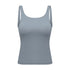 Women's Breathable Outdoor Running Skinny Tank with Bra Pads