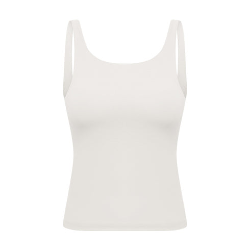 Women's Breathable Outdoor Running Skinny Tank with Bra Pads