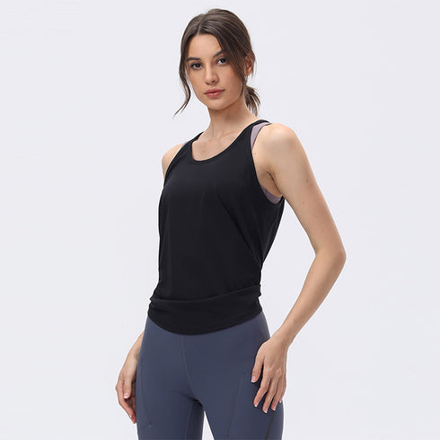 Women's Breathable Quick Dry Loose Tank Gym Clothes