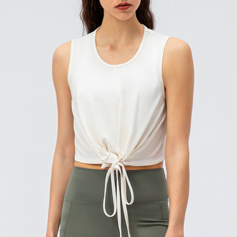 Women's Breathable Running Fitness Crop Tank Top