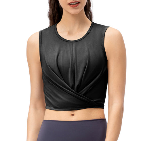 Women's Breathable Running Fitness Crop Tank Top