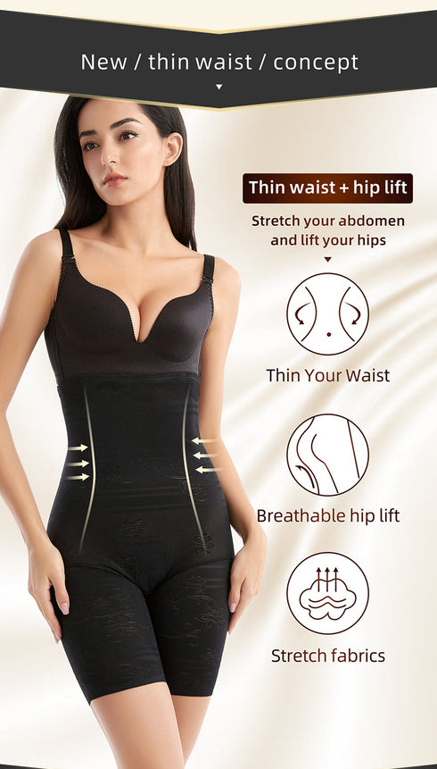 Women's Breathable Thin Waist Body Shaper Control Thigh