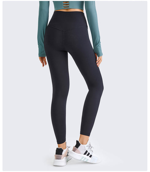 Women's Brushed High Waist Lift Hips Workout Yoga Pants