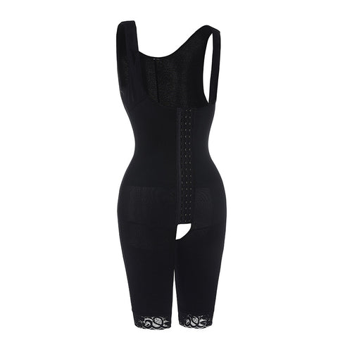 Women's Butt Lifter Open Bust Full Body Shaper with Straps