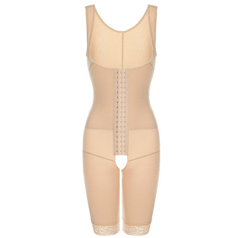 Women's Butt Lifter Open Bust Full Body Shaper with Straps