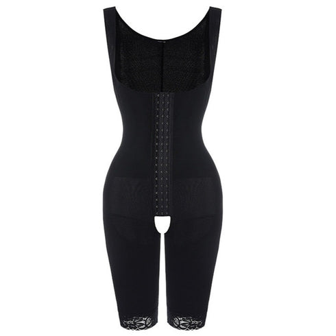Women's Butt Lifter Open Bust Full Body Shaper with Straps