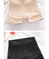 Women's Butt Lifter Underwear Low Waist Flat Leg Safety Panty