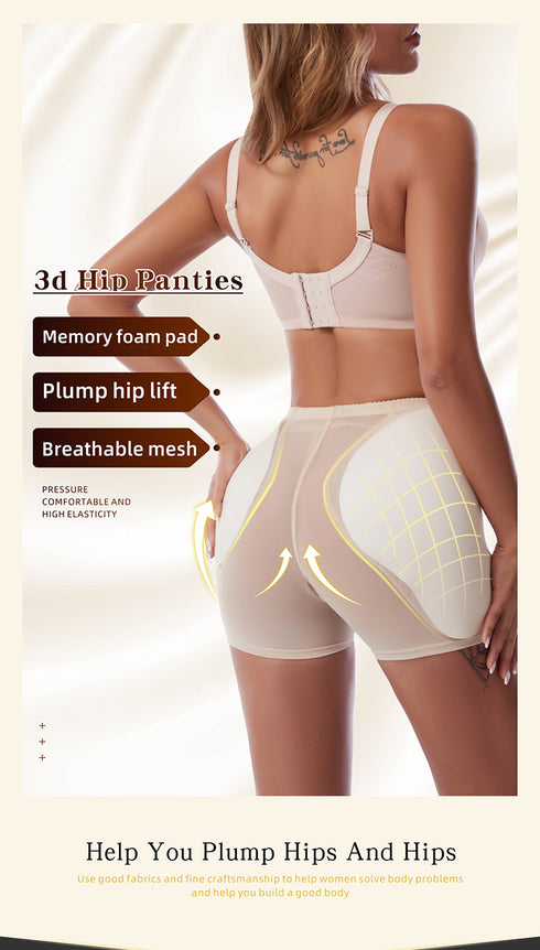 Women's Butt Lifters Hip Pads Panties Breathable Underwear
