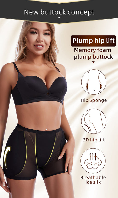 Women's Butt Lifters Hip Pads Panties Breathable Underwear
