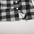 Women's Casual Plaid Button Down Hooded Long Coat