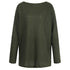 Women's Casual Round Collar Solid Color Long Sleeve Knit Top