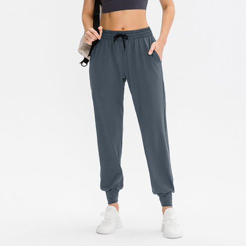 Women's Casual Running Sport Pockets Loose Pants