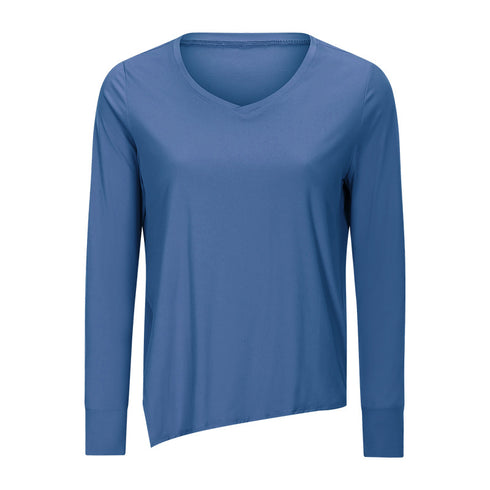 Women's Casual Solid Color Quick Dry Yoga Sweatshirts