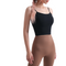 Women's Casual Yoga Activewear Crop Tank with Bra Pads