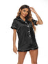 Women's Classical Pure Color Sleepwear Short Pajama Sets