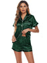 Women's Classical Pure Color Sleepwear Short Pajama Sets