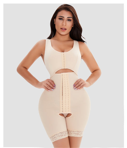 Women's Plus Size Colombian Fajas Butt Lifter Abdomen Control Shapewear