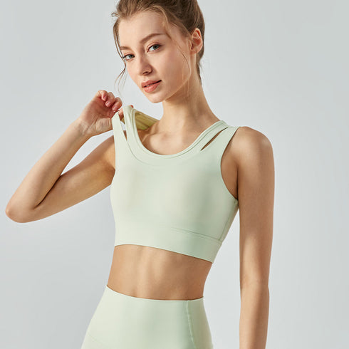 Women's Comfort Running Fitness Hollow Out Bra