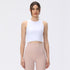 Women's Comfort Running Fitness Ribbed Crop Tank