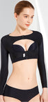 Women's Compression Garments After Lipo Long Sleeve Tops Shapewear