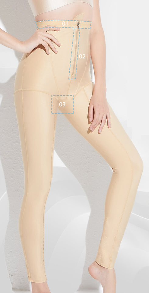 Women's Compression High Waist Thigh Slimming Garments After Lipo