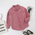 Women's Corduroy Loose Button Shirt Casual Blouse