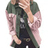 Women's Corduroy Single Breasted Casual Shirt Jacket Coat