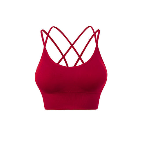 Women's Crisscross Back Fitness Workout Sports Bra