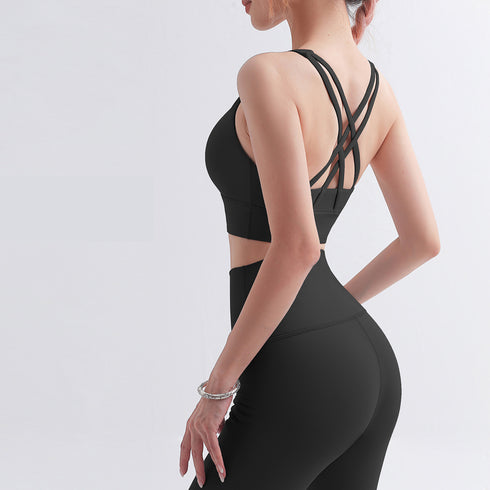 Women's Crisscross Back High Impact Support Activewear Bras