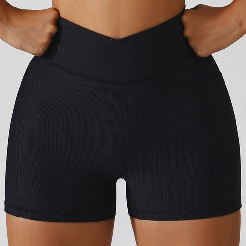 Women's Cycling Yoga Running Fitness Shorts whit Pocket