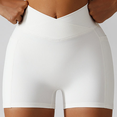 Women's Cycling Yoga Running Fitness Shorts whit Pocket