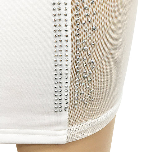 Women's Deep V-neck Fluoroscopy Gauze Cocktail Dresses