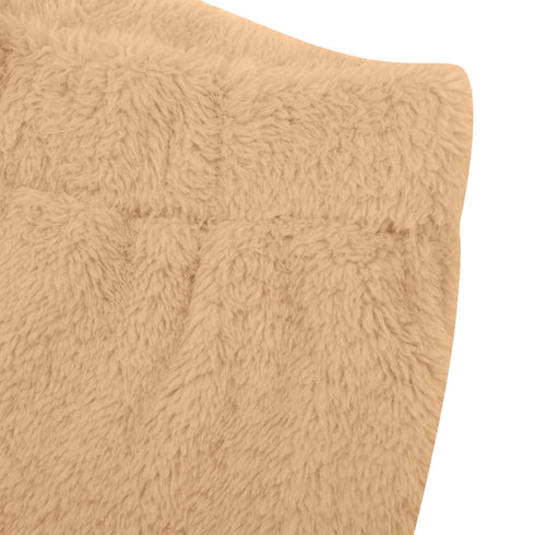 Women's Double Faced Pile Suit Two Piece Outfits Loungewear