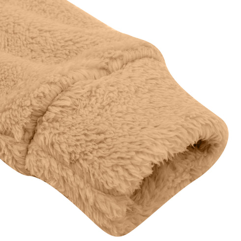 Women's Double Faced Pile Suit Two Piece Outfits Loungewear