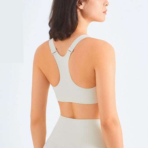 Women's Exercise Running Adjustable Wide Straps Bra