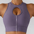 Women's Exercise Running Bras Zipper Yoga Tank